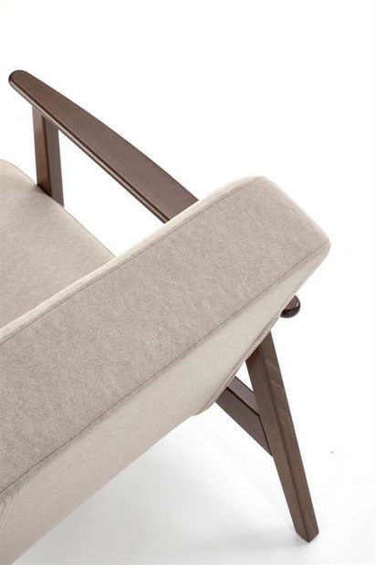 Fotel Milian 1 (bézs + dió)