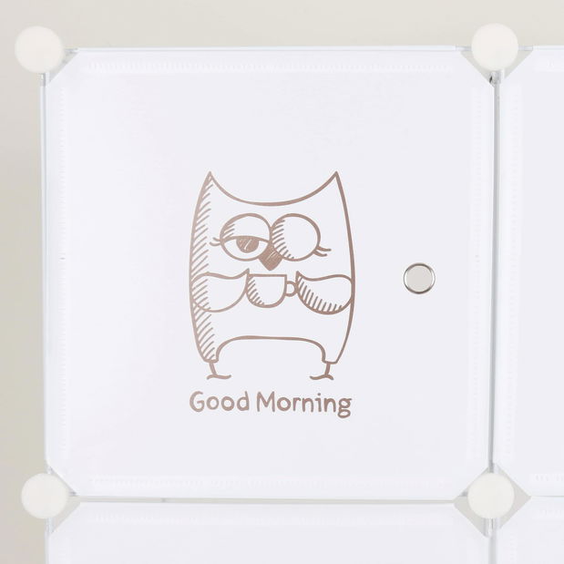 Pat modular pentru copii Atlanta (alb + maro) *vânzare stoc