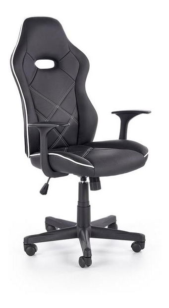 Fotoliu de birou Ramey (Negru + Alb)