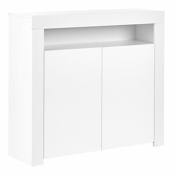 Skrinka Cosette (biela) (s LED osvetlením)