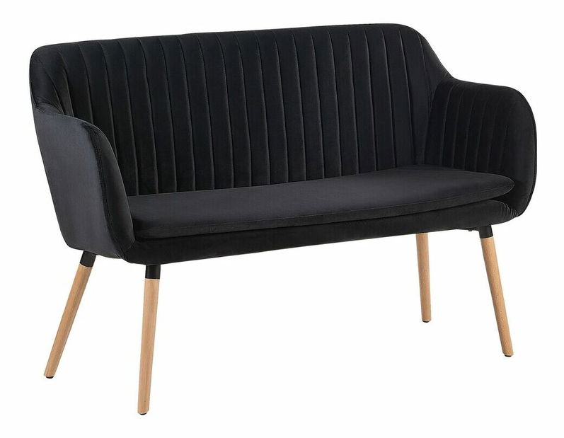 Pohovka dvojsedačka TORBY (čierna)