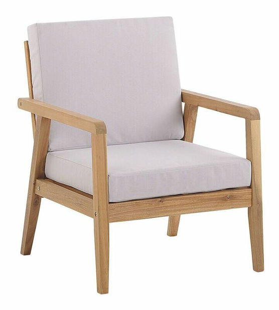 Záhradný set PALAN (svetlé drevo) (pre 4 osoby)