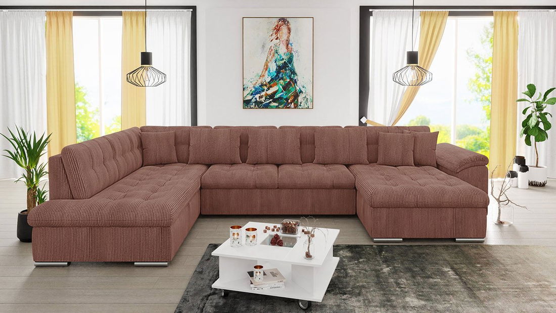 Kutna garnitura U Talia (ružičasta)