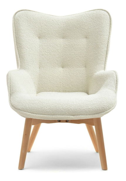 Fotel Nutri (krém + bükk)