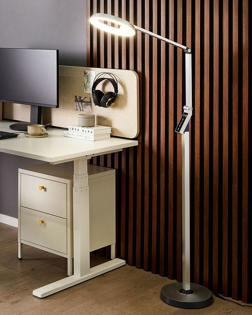 Stojanová lampa Capri (strieborná)