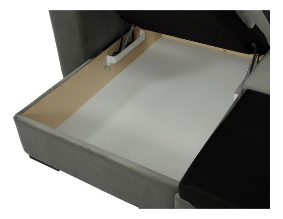 Kutna sofa na razvlačenje Leon (L) (Magic Velvet 2250 + Magic Velvet 2250 + Senegal 825)