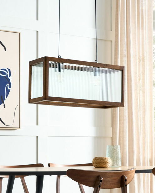 Lustră Penza (lemn deschis)