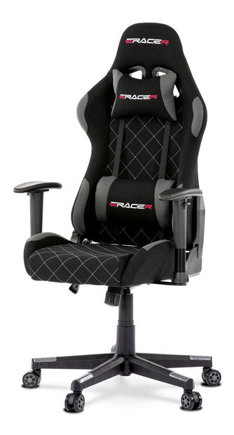 Kancelárske/herné kreslo Zarax-Z606-GREY (čierna + sivá)