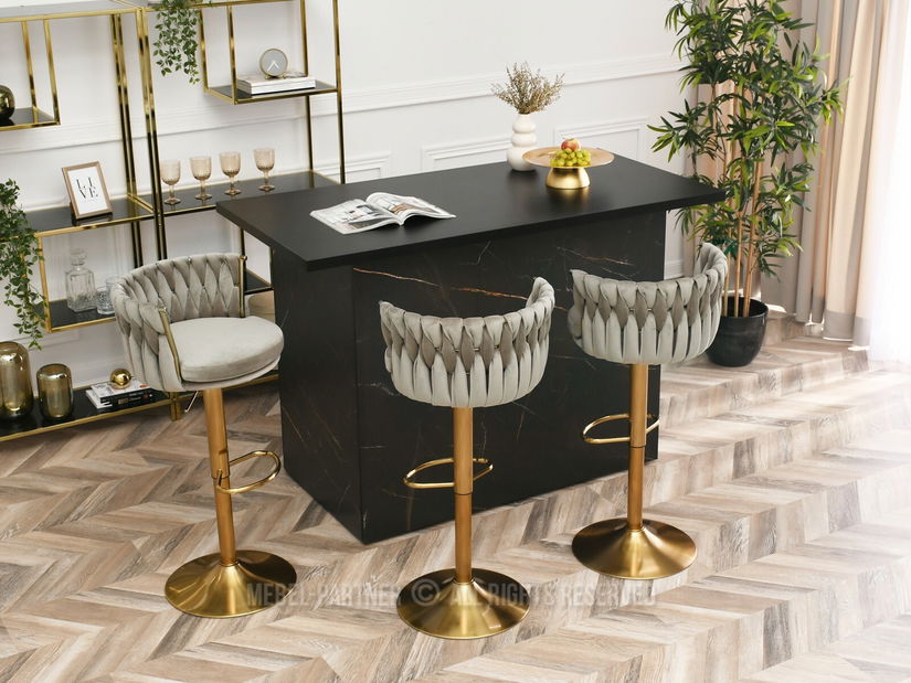 Scaun Adel (bej + auriu)