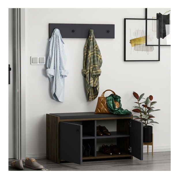 Set za predsoblje Zorro (antracit)