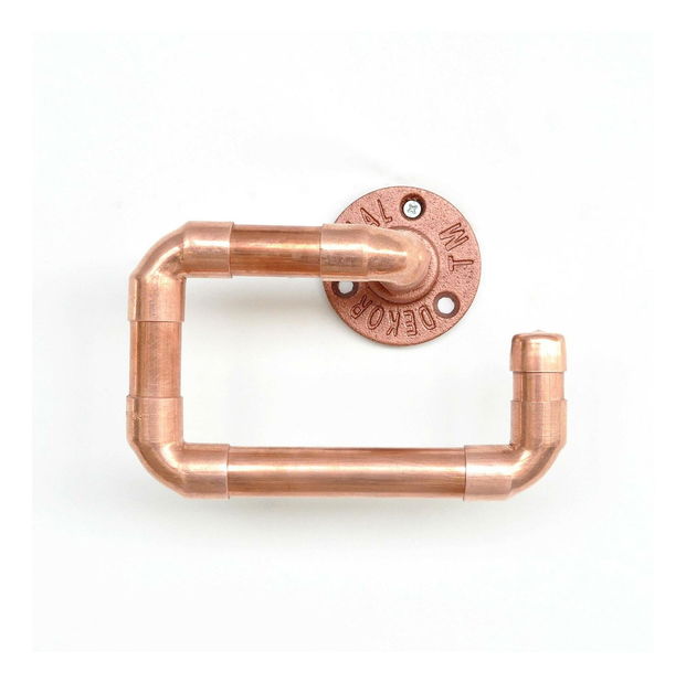 Suport de perete hărtie igienică Mapeno 9 (roz + auriu)