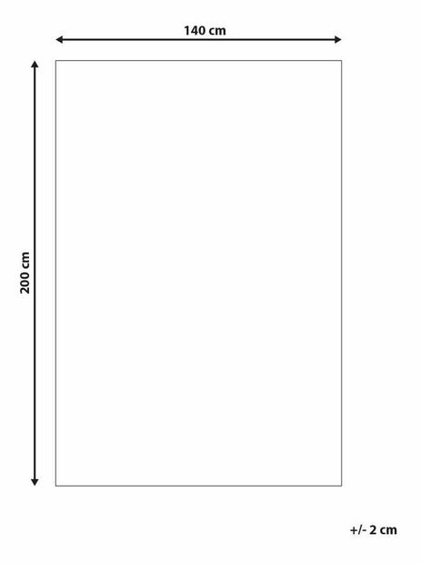 Koberec 140 cm Erbil (ružová)