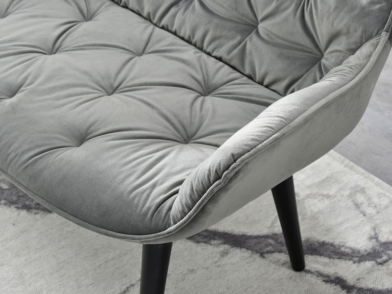 Canapea Igor (gri + negru)