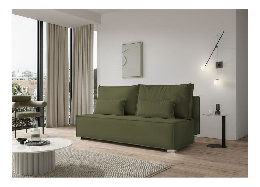 Canapea trei locuri Bale (măslin + argintiu)