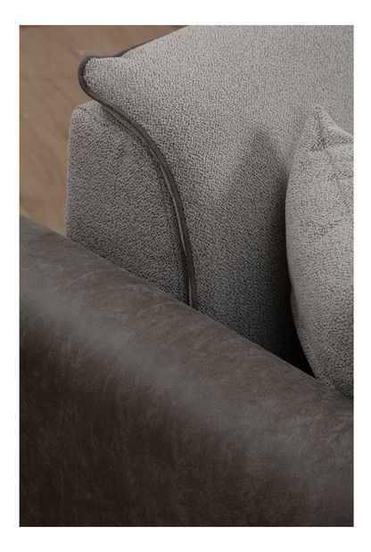 Sarokkanapé Aronaso (J) (szürke)