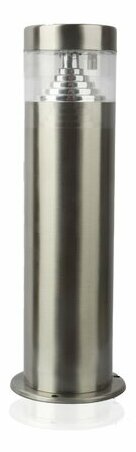 Iluminat LED de podea, exterior Lisbon (transparent + oțel inoxidabil)