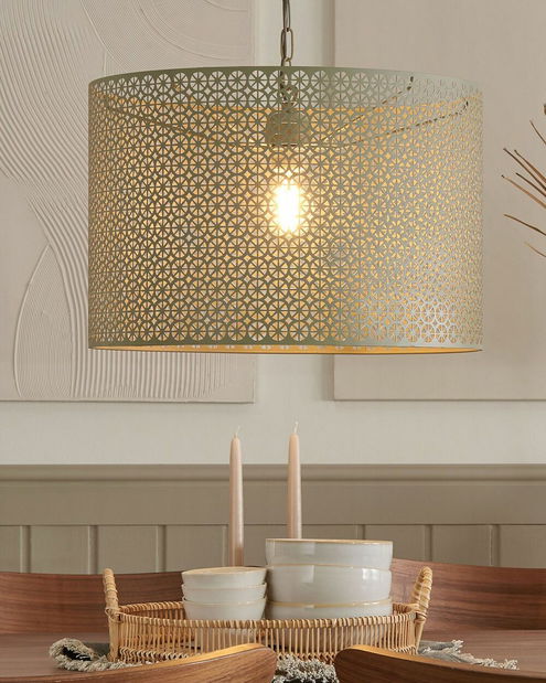 Závesná lampa Mania (sivá)