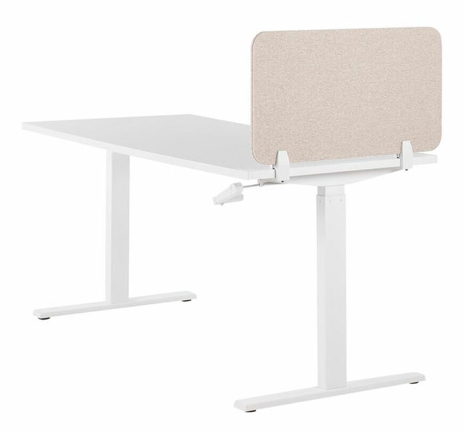 Panou separator birou 72 x 40 cm Walda (bej) 