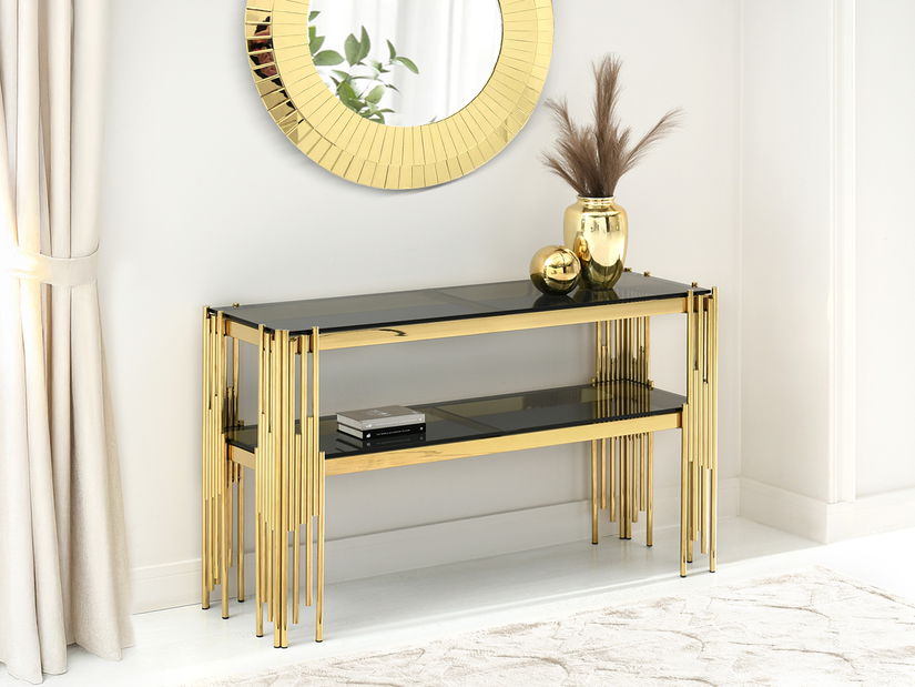 Konzolový stolík Borbandino (zlatá)