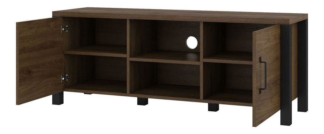 TV stolić/ormarić Oralee tip 41 (okapi + crna mat)