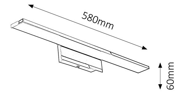 Podhľadové svietidlo Louise 5737 (chrómová)