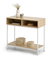 Măsuță consolă Frey (sonoma + alb)