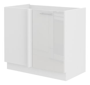 Dolná kuchynská skrinka Lavera 105 ND 1F BB (biela + lesk biely)
