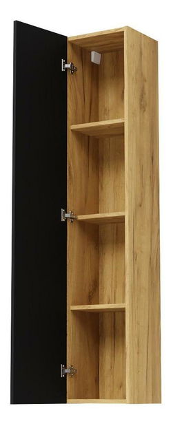 Závesná kúpeľňová skrinka Valiant 175 (craft zlatý + čierna)