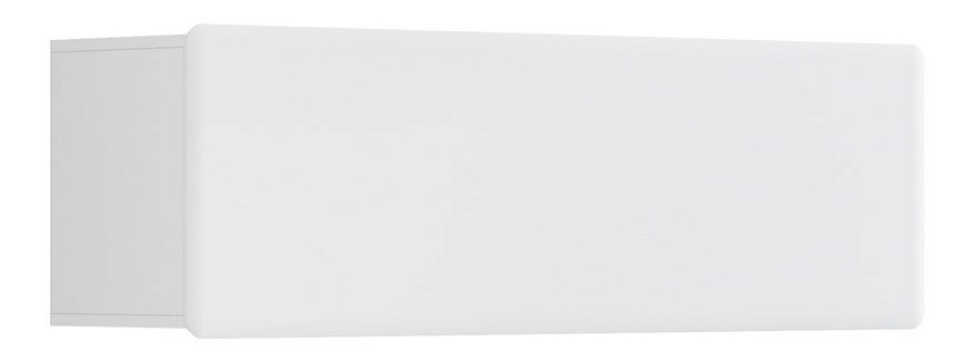 Polička BRW Possi Light SFW1K/4/13 (biela + lesk biely)