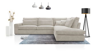 Sarokkanapé Carbus (tejszín) (J)