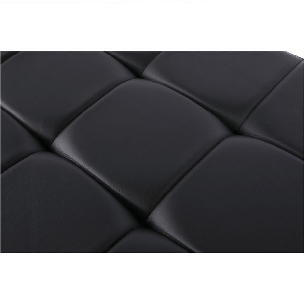 Lavica Briallen (čierna + chróm)