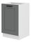 Donji kuhinjski ormarić ispod sudopera Lucid 50 ZL 1F BB (dustgrey + bijela)