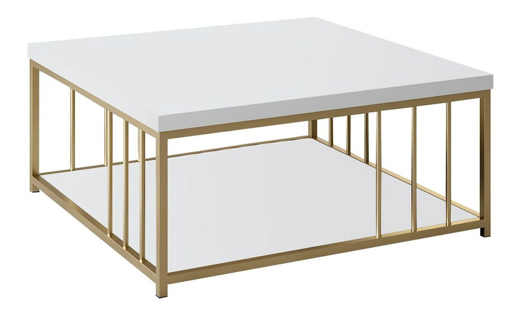 Măsuță cafea Zen (alb + auriu) *resigilat