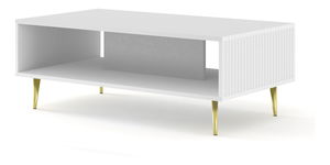 Stolić za kavu Rowanna (bijela + zlatna)