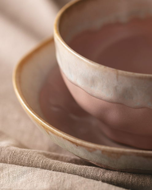 Jedálenská súprava (18 ks.) Kitty (púdrová)