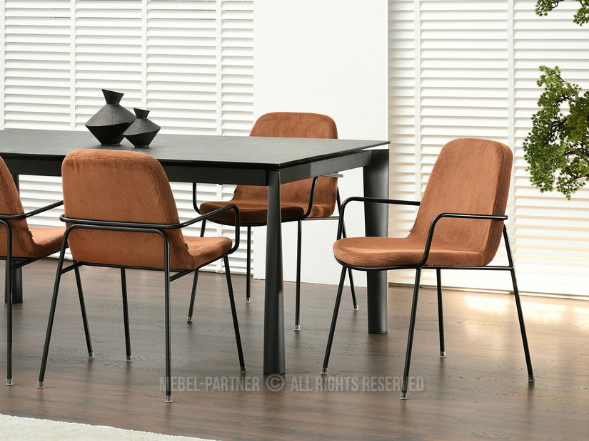 Stolica Ulrika (bakar + crna)