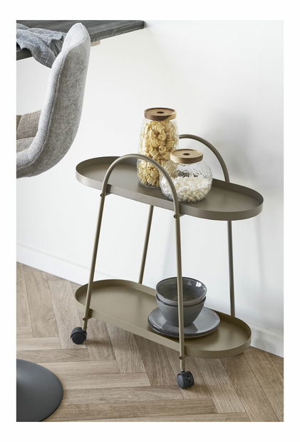 Príručný vozík Elveria (hnedá)