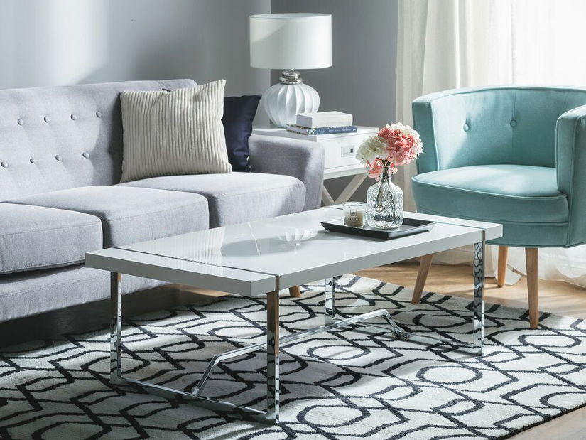 Masă de cafea Tafo (alb)