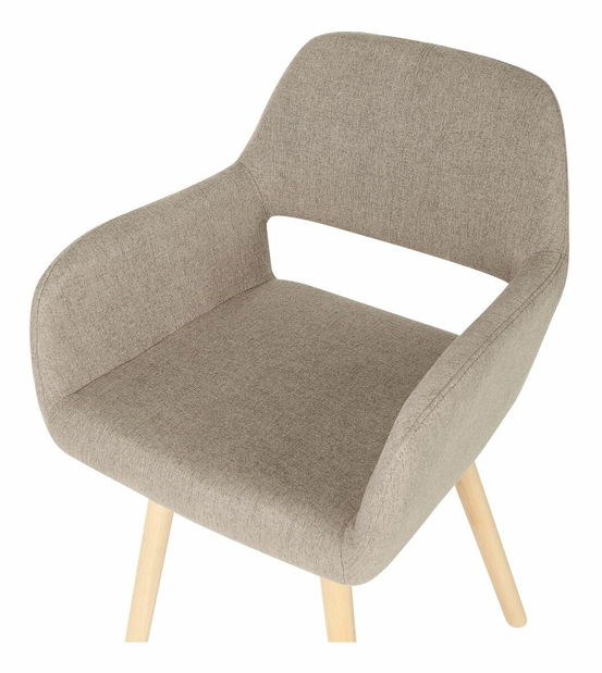 Set 2 buc. scaune pentru sufragerie Chico (maro deschis)