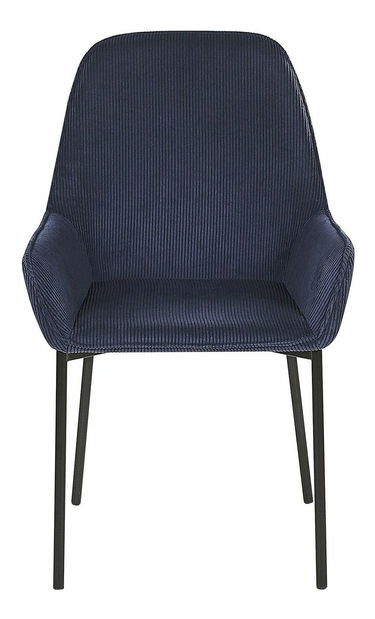 Set 2 ks. jedálenských stoličiek LARNO (tmavomodrá)