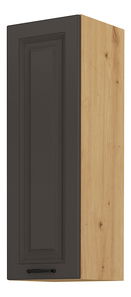 Dulap superior bucătărie Sheila 30 G 90 1F (stejar artisan + grafit)