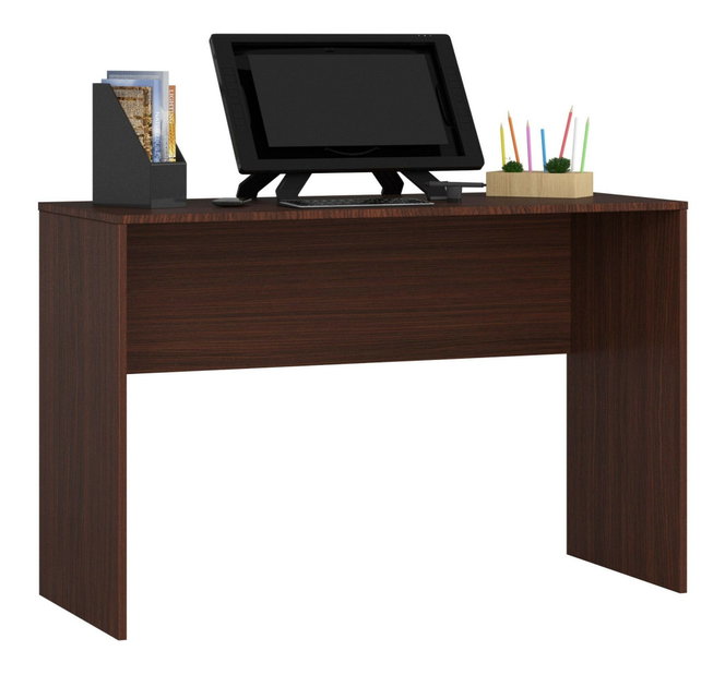 Rohový PC stolík Cuidar (wenge)