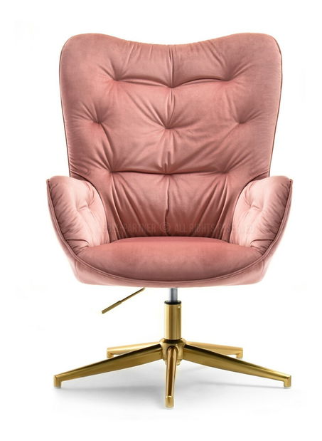 Fotelja Meryl (zlatna)