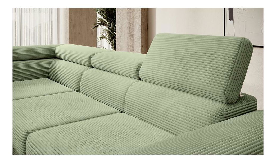 Kutna garnitura Stiletto (L) (morska zelena + srebrna)