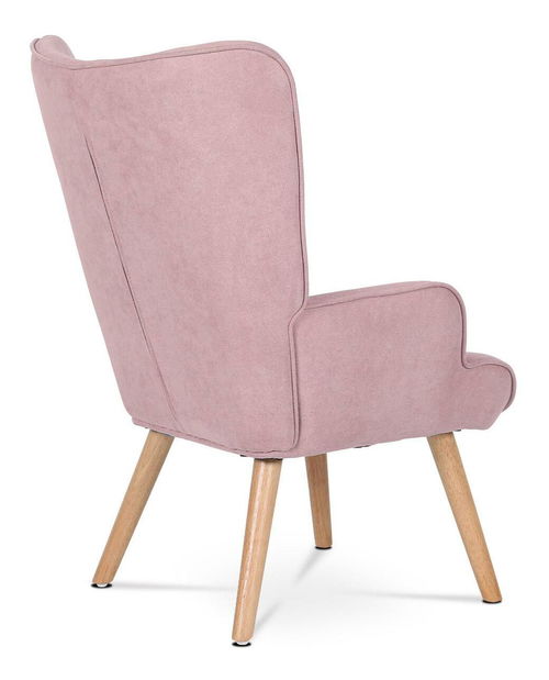 Fotoliu cu suport picioare Avanzabamos (roz)