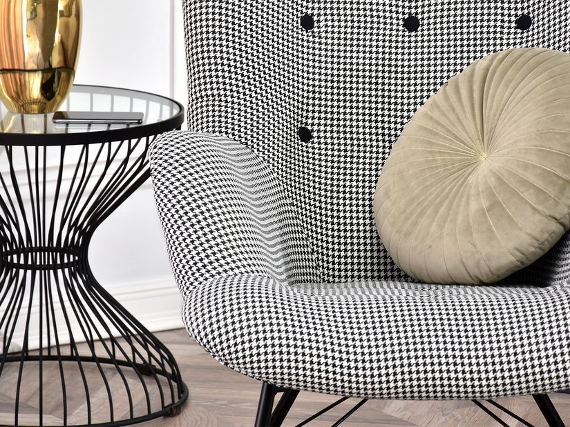 Hojdacie kreslo Laurentino (čierna)