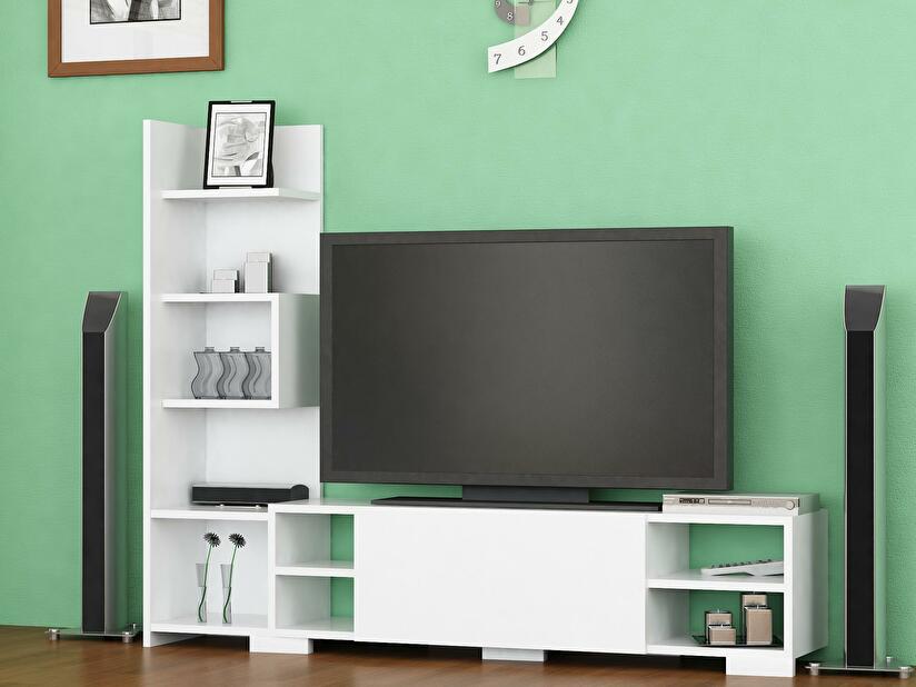 Mobilier living Perla set (Alb) 