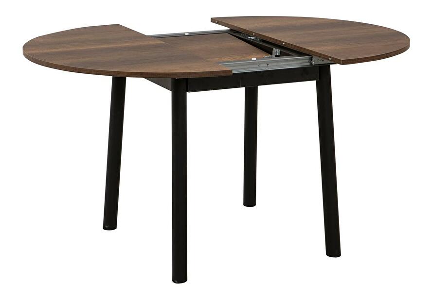 Set mobilier sufragerie Duvasa 6 (Nuc + negru) (pentru 2 persoane)