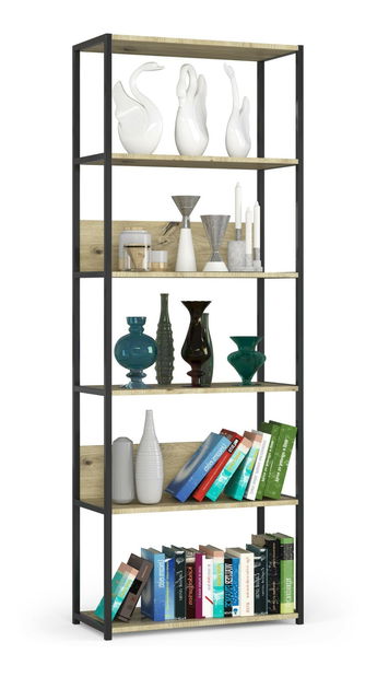 Raft Izumi III (negru + stejar artisan)