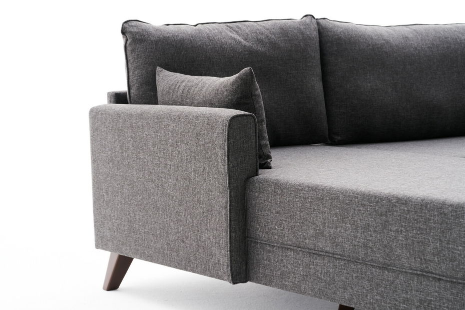 Sofa na razvlačenje Bellina 1 (antracit) (L)